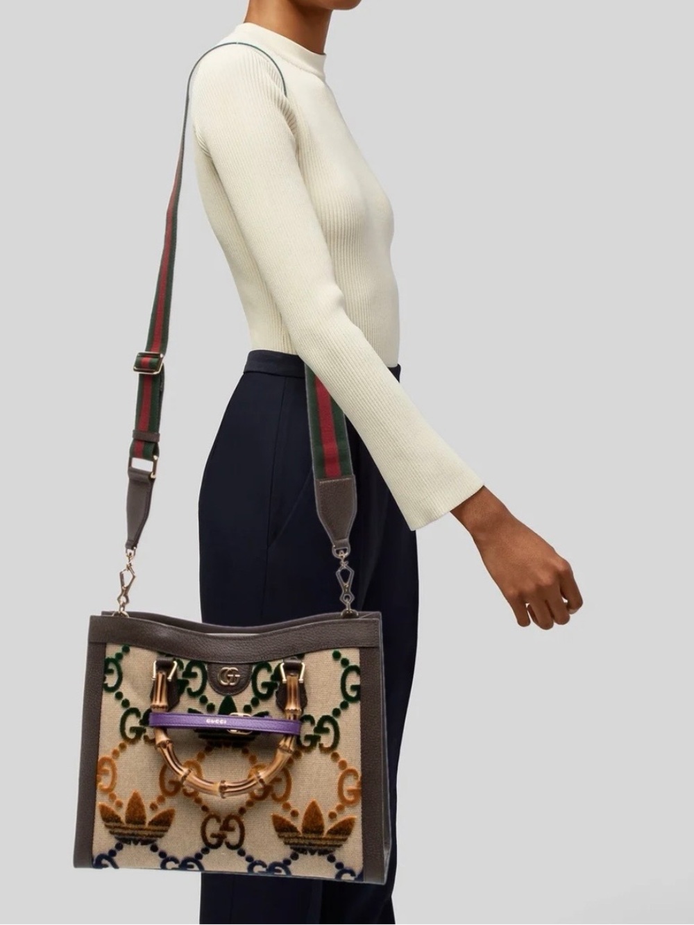 Gucci x Adidas Diane Medium Tote - Picture 14 of 14